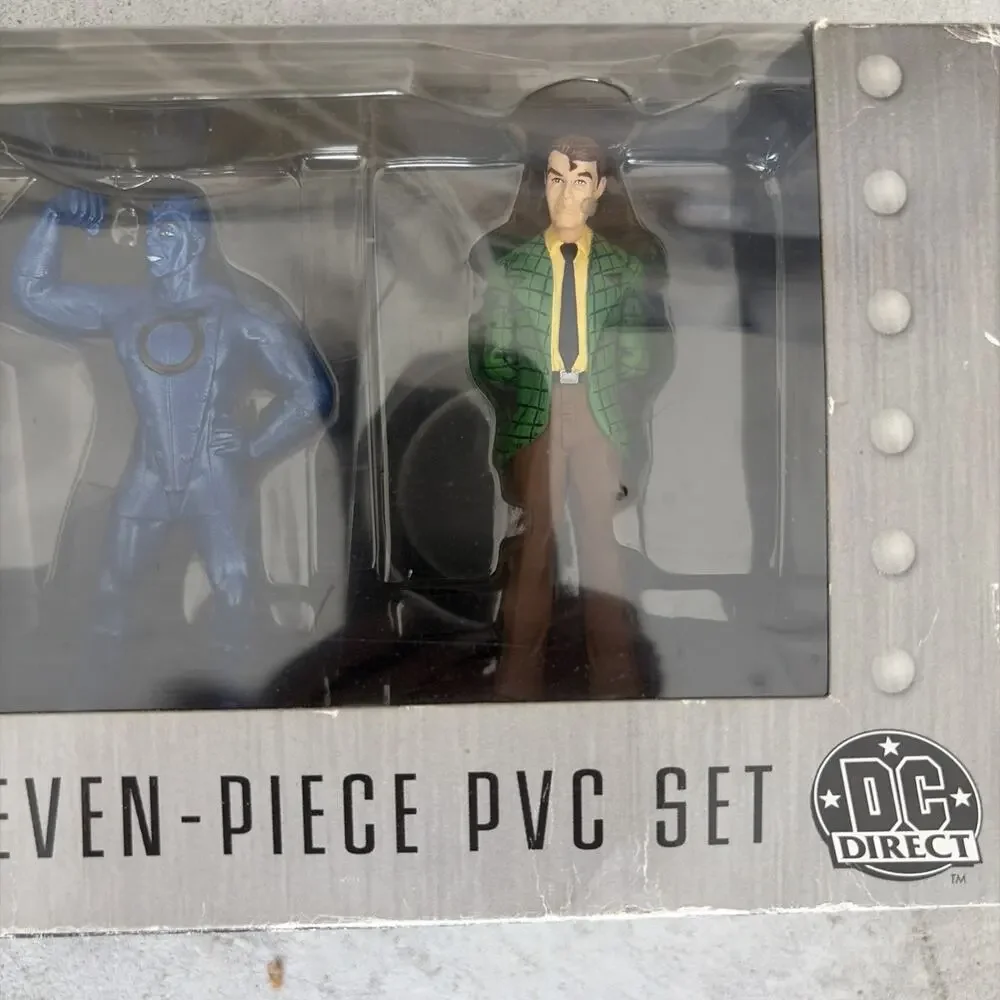 2001 DC Comics Metal Men Seven-piece PVC Set VERY RARE! NEW